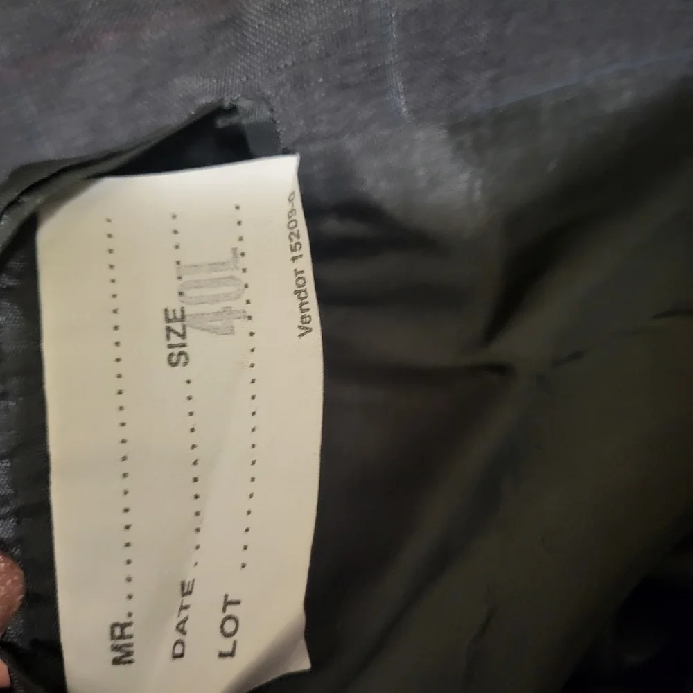 TOWNCRAFT Men's Suit, Gray Plaid, Size 40L‎